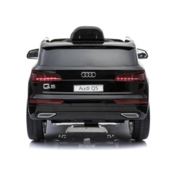 Audi Q5 2019 Licencirani auto na akumulator sa plastičnim sedištem i plastičnim gumama - Crni-3