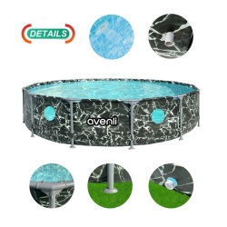 Avenli Frame Plus Round Clearview bazen 427x84cm - Img 8