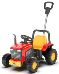 Baby traktor mini sa ručkom 6v 1moto crvena ( 498083 )