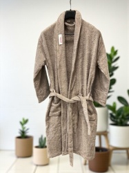 Bade Mantil Frotir - M veličina Model D Kapućino boja ( VLK000311- ModelDkapucinoboja )