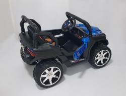 BAGI BJ-5900 - Dečiji Auto na akumulator sa kožnim sedištem i mekim gumama - funkcija ljuljanja - Plavi - Img 7