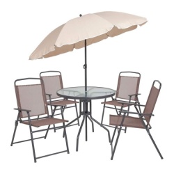Baštenska garnitura, 6-delna sa suncobranom ( 32-787000 )-2