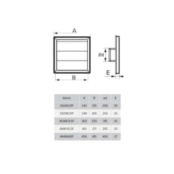 BB Link Plastična žaluzina 360x360mm   ( 137E )-2