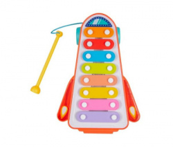 BBO igracka metalofon za bebe - rocket 18m+ (he8040) ( HE8040 )  - Img 2