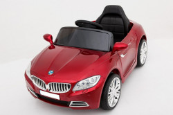 BMW Mini 1 Auto na akumulator sa kožnim sedištem i mekim gumama - Crveni - Img 7