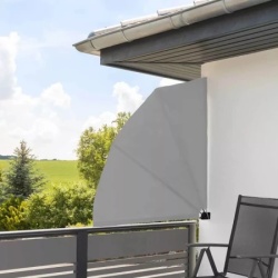 Bočna sklopiva tenda za balkon 140cm Siva ( 1909 )