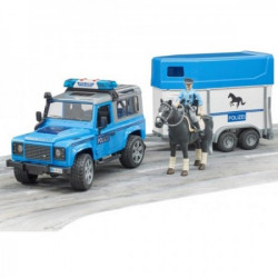 Bruder džip land rover sa prikfigurama policajac,konj ( 025885 ) - Img 3