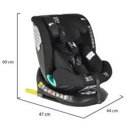 Cangaroo Autosedište serengeti i-size black ( CAN1455 ) -3