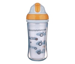 Canpol babies solja sa slamcicom 260ml - cars 74/053 ( 74/053 ) -1