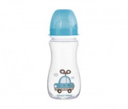 Canpol baby flašica 300ml široki vrat antikolik - easy start- toys car - plava ( 35/222_blu ) - Img 2