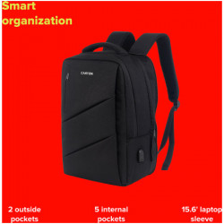 Canyon BPE-5, laptop backpack for 15.6 inch Black ( CNS-BPE5B1 ) - Img 2