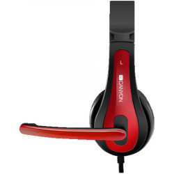 Canyon HSC-1 basic PC headset with microphone Black-red ( CNS-CHSC1BR ) - Img 4