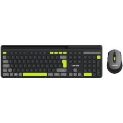 Canyon hset-w5 en/ad keyboard+mouse wireless black  ( CNS-HSETW5BK-AD ) -1