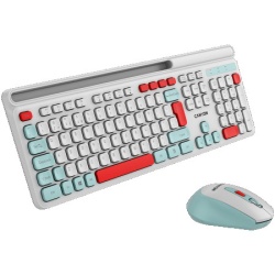 Canyon hset-w5 en/ad keyboard+mouse wireless white ( CNS-HSETW5WT-AD ) -7