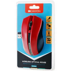 Canyon MW-5 2.4GHz wireless Optical Mouse, Red ( CNE-CMSW05R ) - Img 2