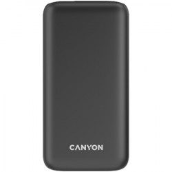 Canyon powerbank 30000mAh Li-poly battery, Input Micro: DC5V2A, 9V2A Input Type c PD :DC5V3A, 9V2A Output Type C PD:5V3A,9V2.2A,12V1.5AOutp - Img 1