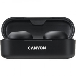 Canyon TWS-1 bluetooth headset, with microphone, black ( CNE-CBTHS1B )  - Img 7