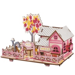 Čarolijashop 3d drvena eko slagalica - JESENJA BAJKA ( 1251)