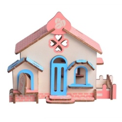 Čarolijashop 3d drvena slagalica - KUĆA OD ČOKOLADE ( 709)-3