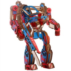 Čarolijashop 3d drvena slagalica - Robot ( 118)