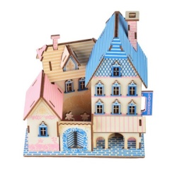 Čarolijashop 3d drvena slagalica - Vila PACA ( 297)-2