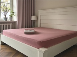 Čaršav Pamuk - Lastiš 90x200/25cm Pink color ( VLK000321-pinkn )