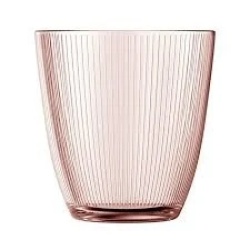 Čaša concepto stripy mauve pink 250ML 1/1 luminarc osz