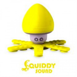 Celly bluetooth vodootporni zvučnik sa držačima u žutoj boji ( SQUIDDYSOUNDYL ) - Img 1