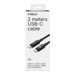 Celly kabl USB-C na USB-C 100W sa LED displejem power delivery ( USBCUSBC100WLED ) - Img 2