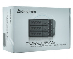 Chieftech CMR-3141SAS 4 x 3.5" ili 4 x 2.5" SATA crna fioka za hard disk - Img 2