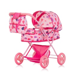 Chipolino Kolica za lutke Dora hearts ( KZKDR02402HE )