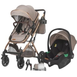 Coccolle Ravello Kolica za Bebe 3u1 Bež ( 10271 )-1