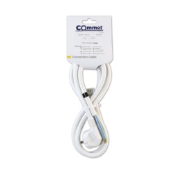Commel prikljucni kabl 16 a 250 v 3500 w,beli,1,5m h05vv-f 3g2,5 ( c0610x )
