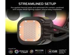 Corsair nautilus 360/argb/360mm/triple fan/vodeno hladenje/crna Kuler za CPU  ( CW-9060093-WW ) -3