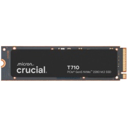 Crucial T710 2TB PCIe Gen5 NVMe M.2 2280 SSD up to 14500 MB/s read and 13800 MB/s write ( CT2000T710SSD8 )