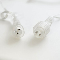 Crystaline LED svetleći niz 10m, 100 kom, toplo bela, transparentni kabl, unutrašnja upotreba ( KAT 101 ) - Img 3