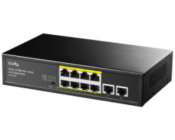 Cudy FS1010P 8-Port 10/100M PoE+ Switch with 2 Uplink Ports - Img 4