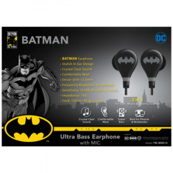 DC slušalice sa mikrofonom Batman, 3.5 mm ultra bass earphone with mic - Img 3
