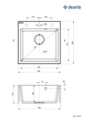 Deante evora 50/mgr zqj s103 sudopera -2