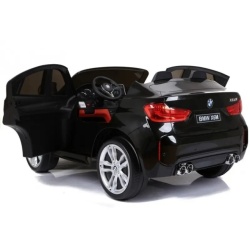 Dečiji auto na akumulator - BMW X6 M Dvosed Crni - Licencirani Model - Img 4