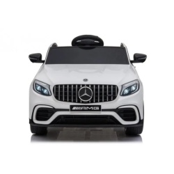 Dečiji Auto Na Akumulator - Mercedes Glc 63 S Coupe Beli sa Licencom - Img 4