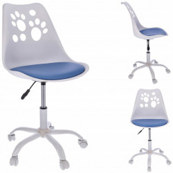Dečja stolica JOY sa mekim sedištem - Belo/Plava ( CM-976863 ) - Img 3