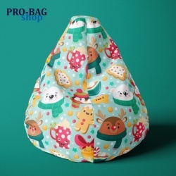 Dečji Lazy Bag - Novogodišnji stikeri ( 206 )