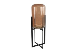 Dekordom 792547 Vaza na postolju debbi 65cm - amber - dcs ( 040168 )