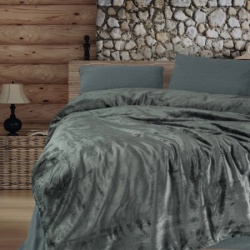 Dekordom posteljina cb ranforce double - velvet - flossy gri ( 044880 )