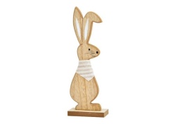 Dekordom Uskršnja dekoracija stand bunny wood 21cm 10035753 - natural ( 039733 )