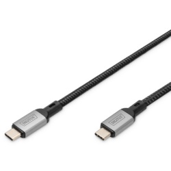Digitus Kabl USB-C na USB-C 4.0 1m crni ( db-300443-010-s )