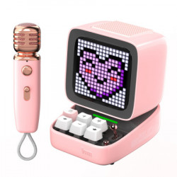 Divoom DitooMic zvučnik sa mikrofonom u pink boji ( 90100058201 )