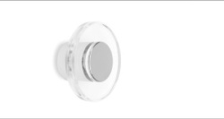 Dugme 414 WATER Transparent + Hrom ( 617-311 )