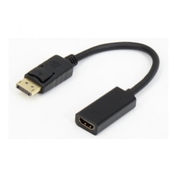 E-green Adapter displayport 1.4(m)-hdmi 2.0(f) kabl 20cm crni ( 54123 )